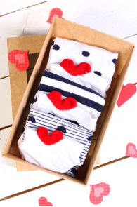 LEELO gift box with 3 pairs of socks 