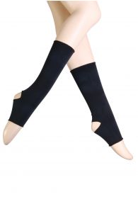Женские длинные носки черного цвета для танцев LUCINDA | Sokisahtel