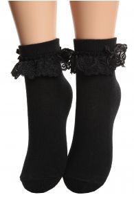 LUISA children's black socks | Sokisahtel