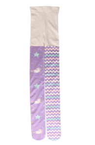 MAGICAL purple tights with unicorns | Sokisahtel