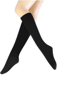 MARIPOSA black knee-highs | Sokisahtel