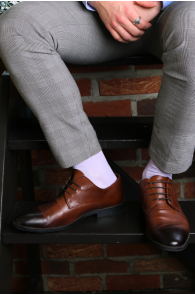 MARLON light purple viscose socks | Sokisahtel