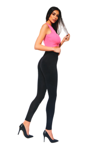 MAYA black leggings for women | Sokisahtel