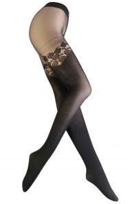 MELANIE 40DEN black tights | Sokisahtel