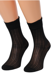 MIIABEL black fishnet socks | Sokisahtel