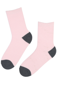 Женские мягкие носки розового цвета MIISU | Sokisahtel