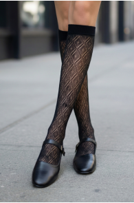 Pierre Mantoux MILO musta värvi õhukesed põlvikud | Sokisahtel