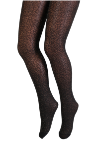 MONIA black sparkling tights for kids | Sokisahtel