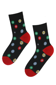 MORRIS cotton socks with billiard balls | Sokisahtel