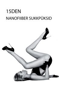 SENSATION 15DEN mustad nanofiibrist sukkpüksid