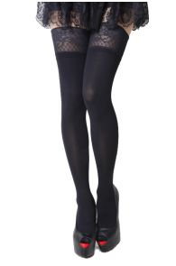 LIZA 40DEN black hold-ups | Sokisahtel