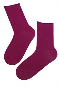 Мужские носки фиолетового цвета с удобной кромкой OLEV | Sokisahtel