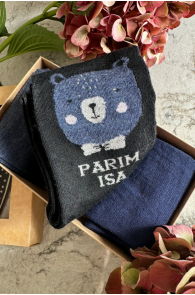PARIM ISA OTTO merino wool gift box with 3 pairs of socks | Sokisahtel