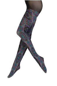 PATY colorful patterned tights | Sokisahtel