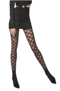 PHOEBE black fancy tights | Sokisahtel