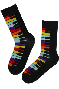 PIANO muusikasõbra puuvillased sokid