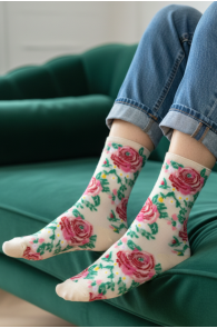 Pierre Mantoux DARBY beežid lillelised sokid | Sokisahtel