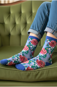 Pierre Mantoux DARBY sinised lillelised sokid | Sokisahtel