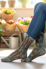 Pierre Mantoux GEOFLO rohelised sädelusega sokid | Sokisahtel