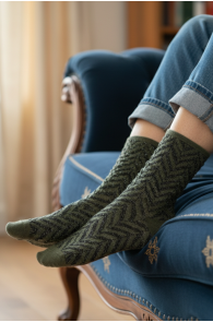 Pierre Mantoux MEROP rohelised sädelevad sokid | Sokisahtel