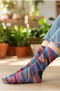 Pierre Mantoux POLINA sinised kirjud sokid | Sokisahtel