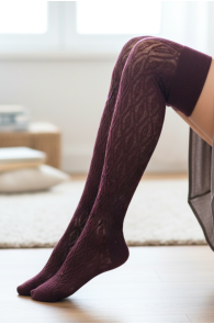 Pierre Mantoux RAQUEL tumepunased ülepõlvepõlvikud | Sokisahtel