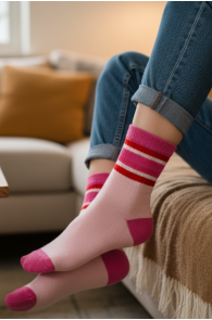 Pierre Mantoux SOLE villased roosad sokid | Sokisahtel