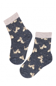 PLUUTO angora wool socks for kids | Sokisahtel