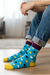 POINT sinised täpilised sokid meestele | Sokisahtel