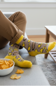 POTATOES chips socks with a message | Sokisahtel