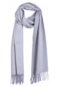 Alpakavillane pikk hõbehall sall | Sokisahtel