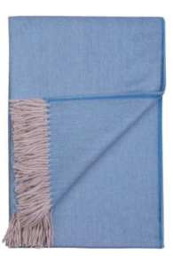 Alpakavillane kalasabamustriga meresinine pleed | Sokisahtel