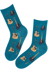 PUREJOY sinised kitarridega puuvillased sokid-36-40 | Sokisahtel