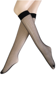 RETE black fishnet knee-highs | Sokisahtel