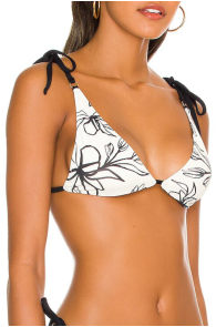 Revel Rey VICTORIA floral bikini top 