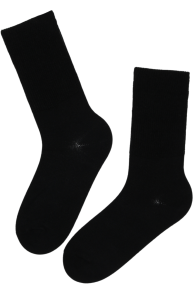 Тёплые шерстяные носки чёрного цвета RIINA | Sokisahtel
