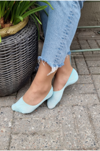 RUN mint blue footies for women