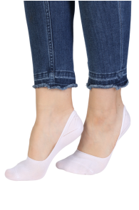 Хлопковые носки-следки белого цвета RUN | Sokisahtel