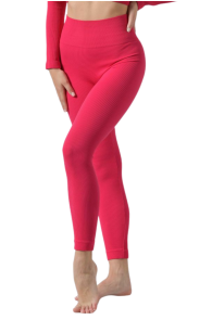 SARA pink microfibre leggings for women | Sokisahtel