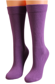 Sarah Borghi MILLY purple cotton socks | Sokisahtel