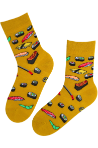 SASHIMI cotton socks with sushi pattern