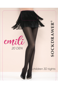 EMILI 20DEN tüdrukute mustad sukkpüksid