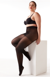 SEMI plus size musta ärvi 60 DEN sukkpüksid