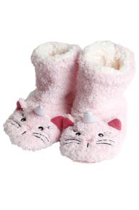SENNY pink slippers for kids | Sokisahtel
