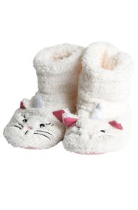 SENNY white slippers for kids | Sokisahtel