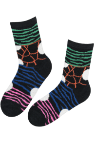 SETT black patterned warm socks | Sokisahtel