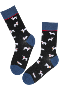 SHEEP black cotton socks | Sokisahtel