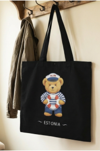 BEAR black tote bag | Sokisahtel