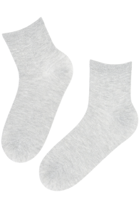 Хлопковые носки серебристого цвета с блеском SIGNE | Sokisahtel