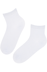 SIGNE white glitter socks | Sokisahtel